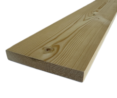 Hoblované prkno ostrohranné, kanadská horská douglaska A/B 19*140*3050, balení po 6 ks