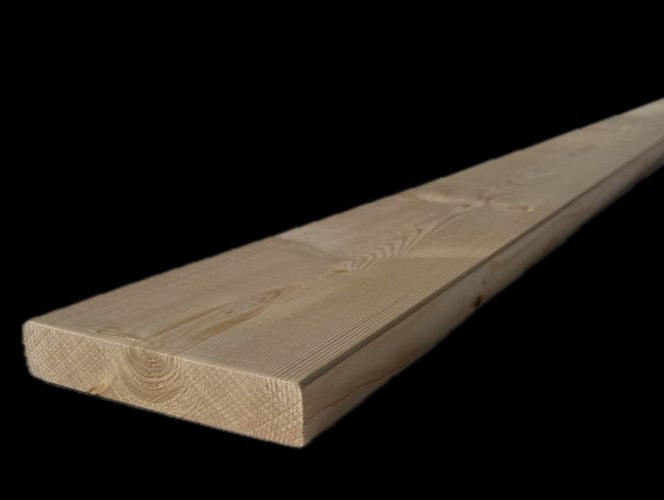 Terasová prkna hladká, kanadská horská douglaska A/B 26*140*4880 mm, balení  po 4 ks